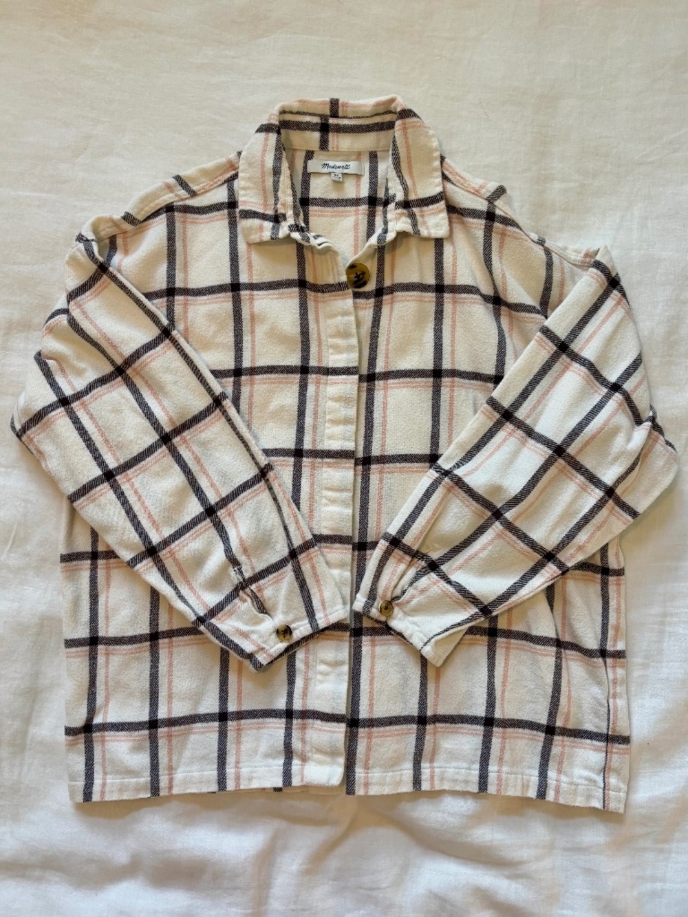 Madewell flannel button down shirt